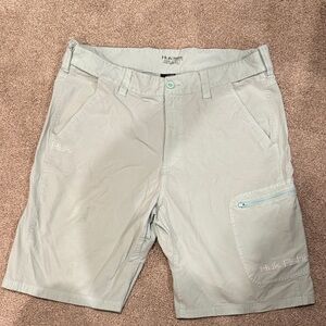 Huk Men's Light Gray Cargo Shorts